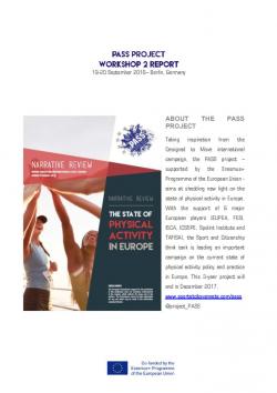 Workshop #2 Report - Education thumbnail of REPORT – WORKSHOP #2 Berlin September 2016