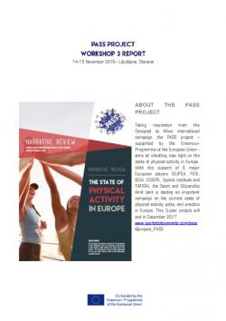 Workshop #3 Report - Grassroot sport thumbnail of REPORT – WORKSHOP #3 Ljubljana November 2016