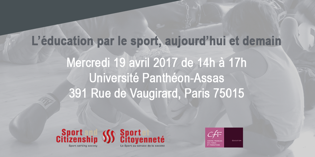 Conférence « L’éducation par le sport, aujourd’hui et demain »