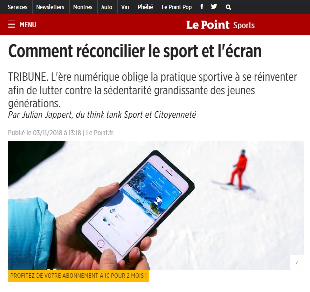 Le Point : Comment réconcilier le sport et l’écran ?