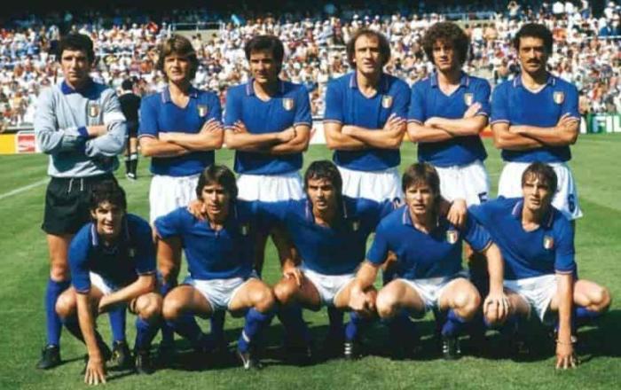Equipe d'Italie lors de la coupe du monde 1982
