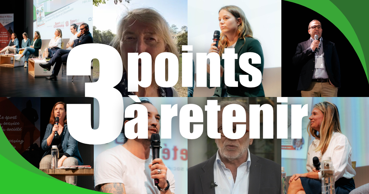 3 points à retenir de la conférence : « Sport et Objectifs de Développement Durable : L’exemple de la lutte contre le changement climatique »