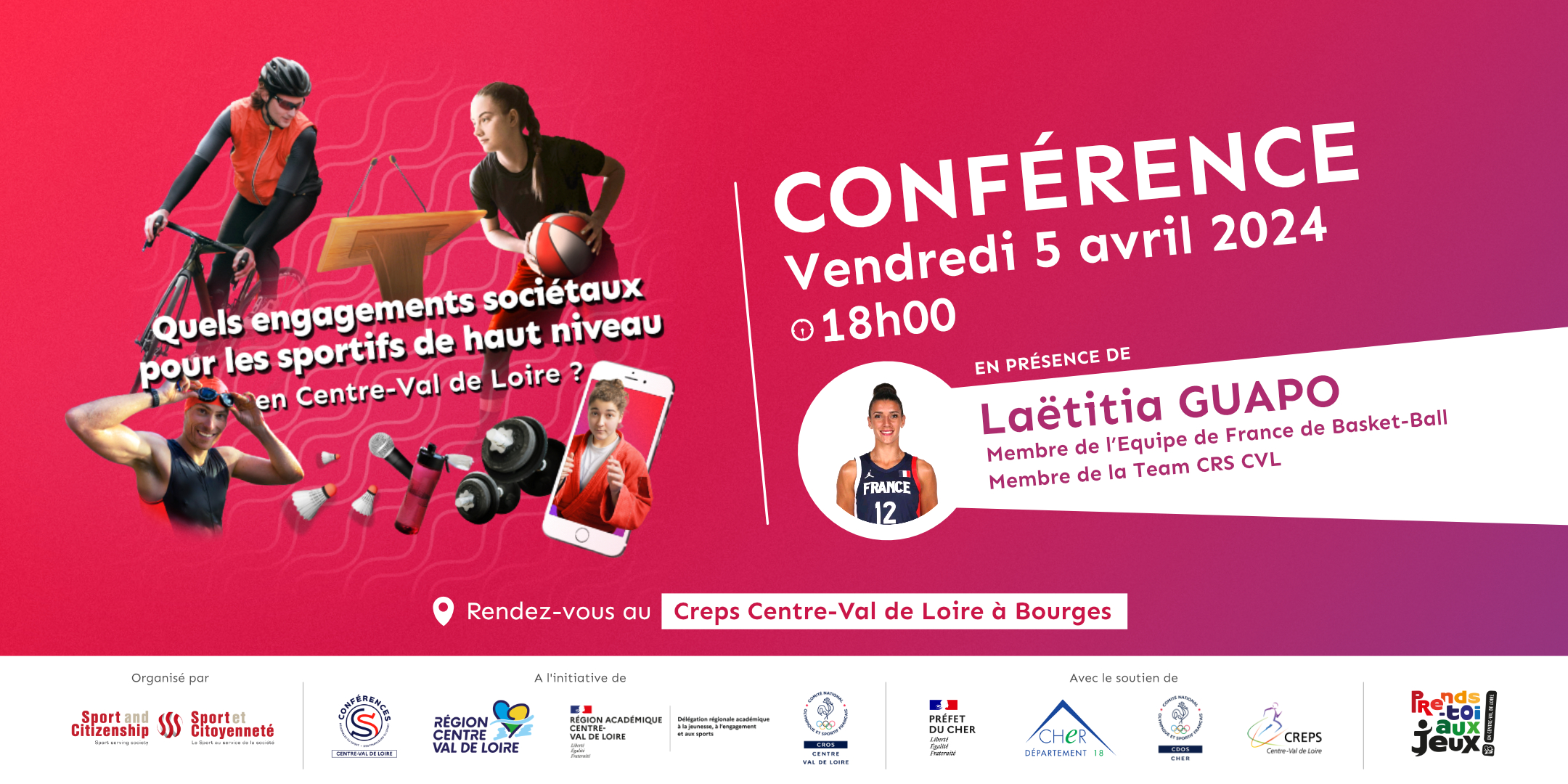 Quels engagements sociétaux pour les sportifs de haut niveau en Centre-Val de Loire ?