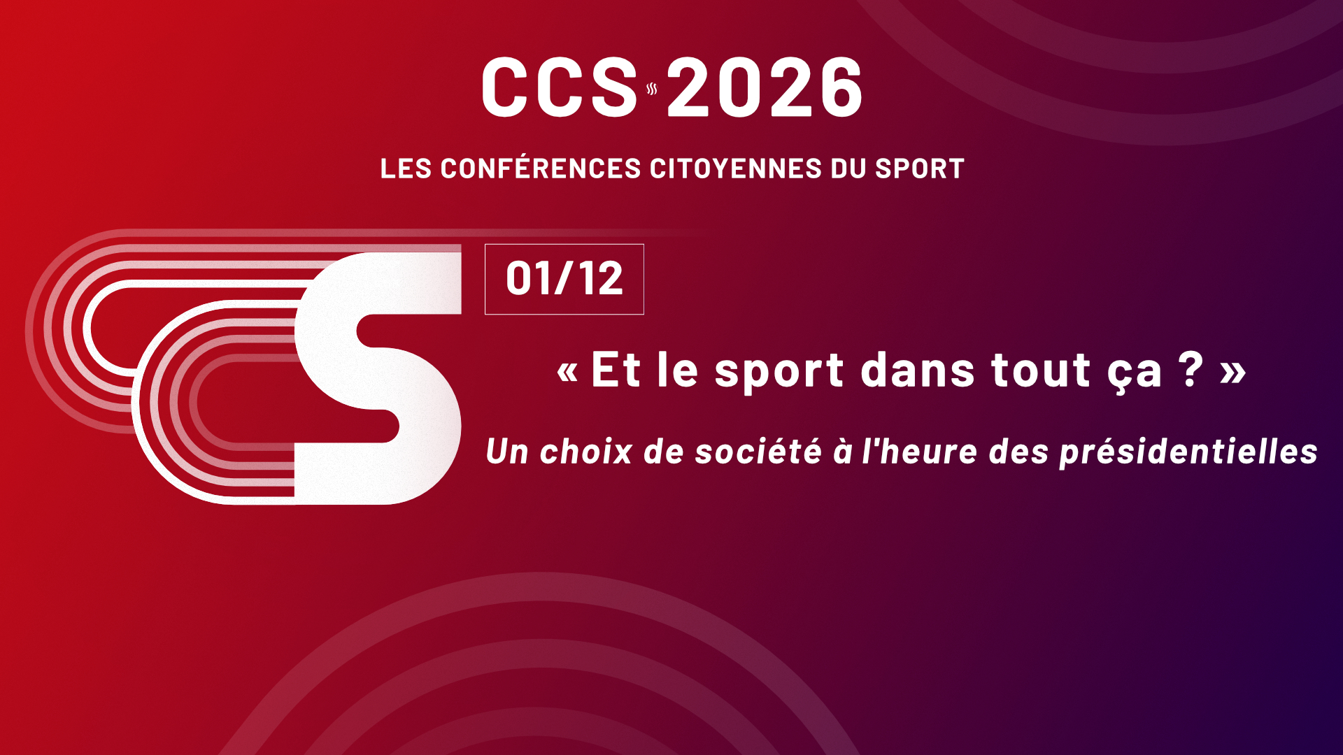 Conférences citoyennes du sport 2026 : le sport, un enjeu de société incontournable du débat présidentiel