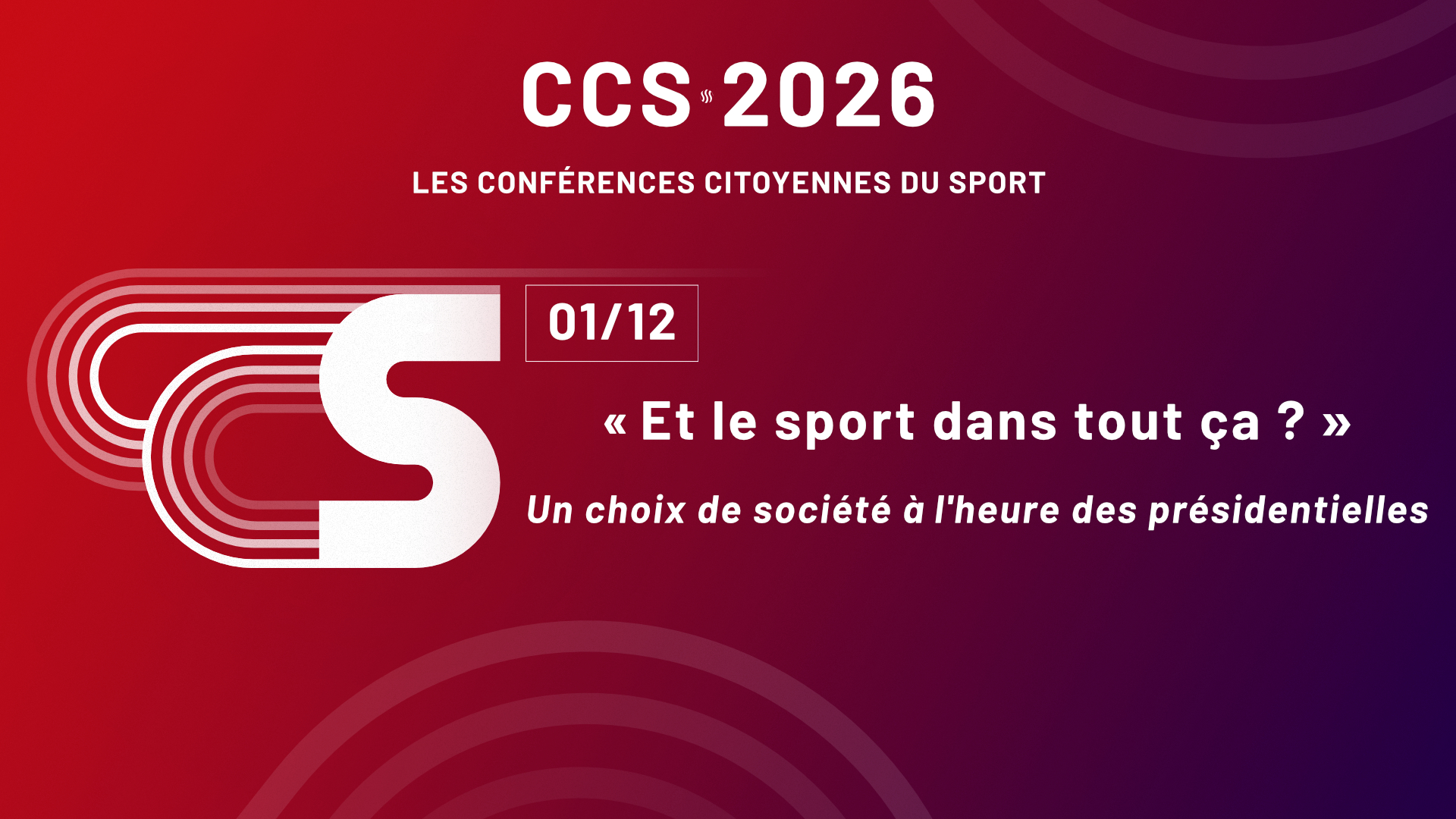 Conférences citoyennes du sport 2026 : le sport, un enjeu de société incontournable du débat présidentiel