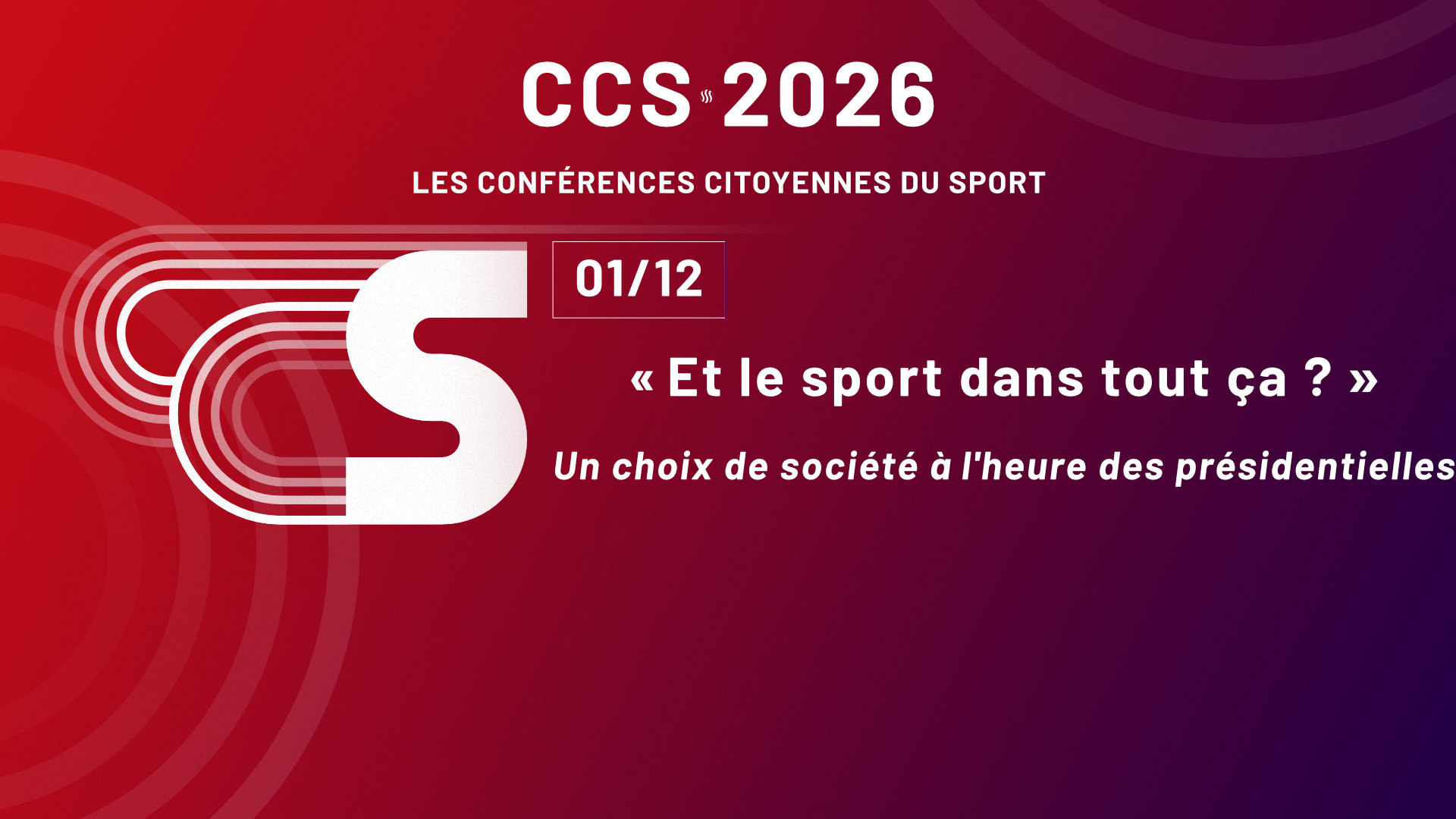 Conférences citoyennes du sport 2026 : le sport, un enjeu de société incontournable du débat présidentiel